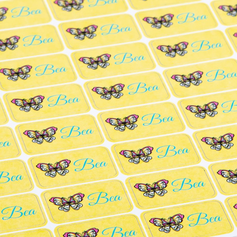 Pitkula - Suorakulmion muotoinen nimikointitarra